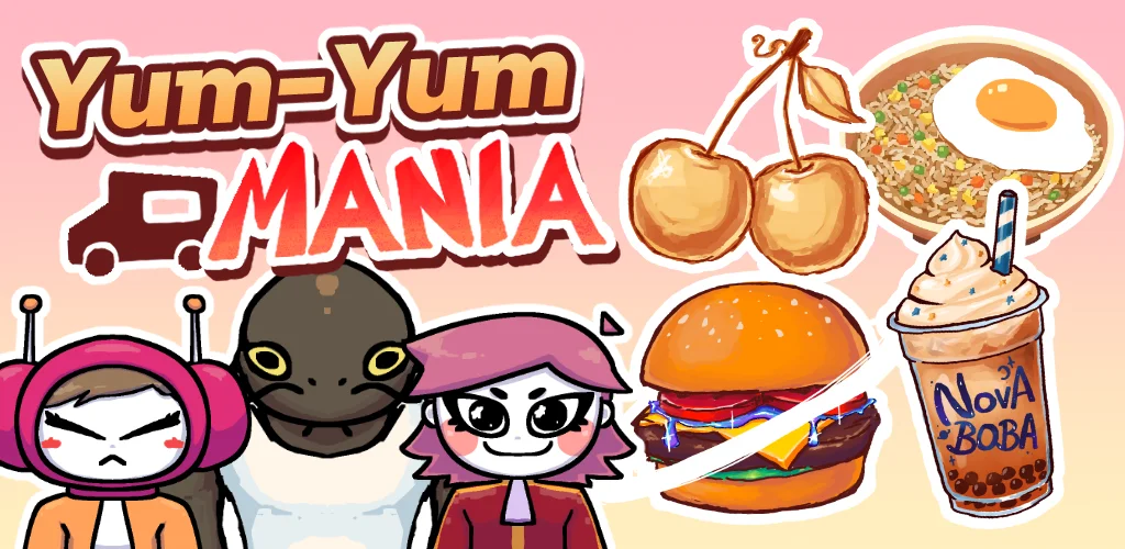 YUM YUM MANIA Banner